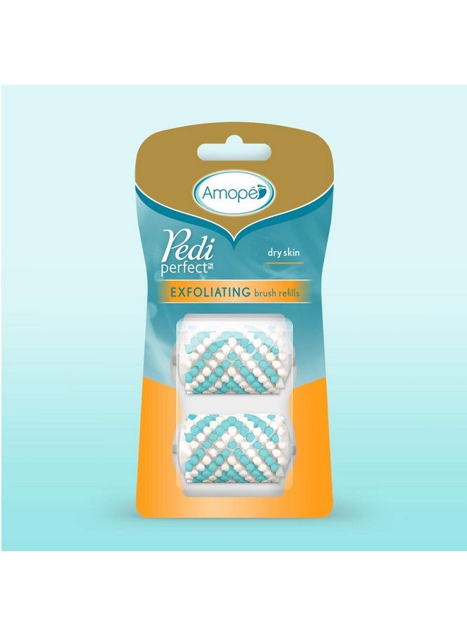 Amope Amope Amope Pedi Perfect Electronic Foot File exfoliating Brush Refills (2 Refills), for The Perfect Pedic, 8 Count 