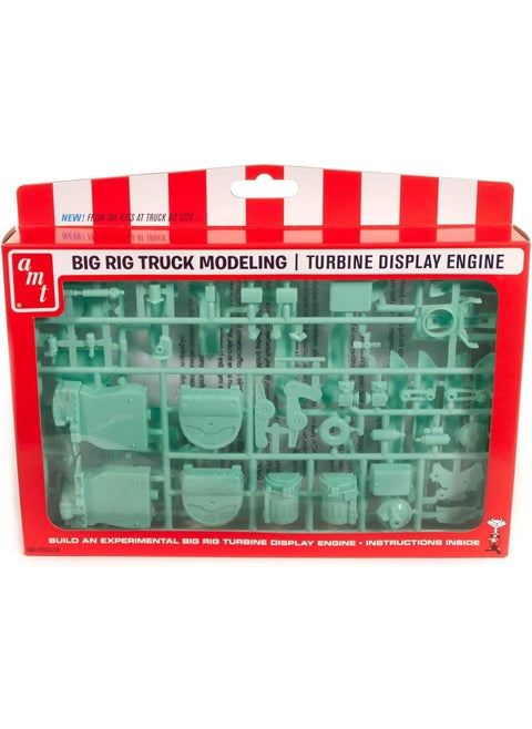 Round 2 AMTPP029 Big Rig Turbine Engine Parts Pack Can be Put into Other AMT Big Rig Kits with Modification Customization or Fabrication of Additional Parts