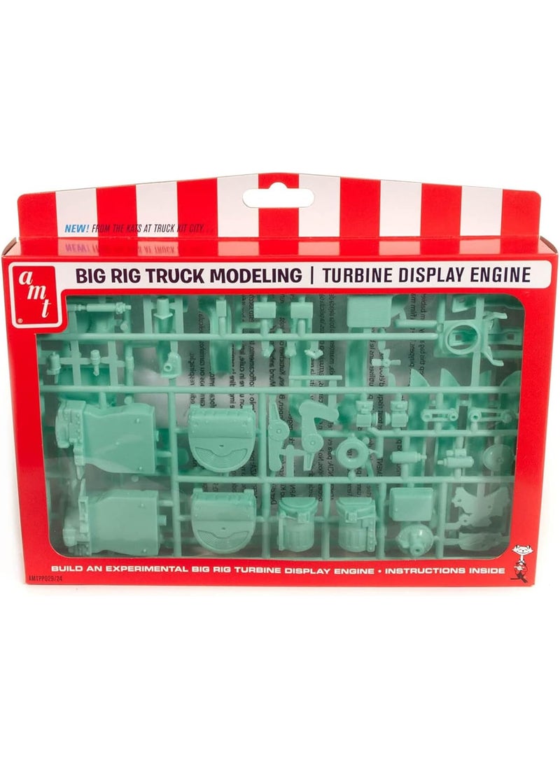 AMT Round 2 AMTPP029 Big Rig Turbine Engine Parts Pack Can be Put into Other AMT Big Rig Kits with Modification Customization or Fabrication of Additional Parts 