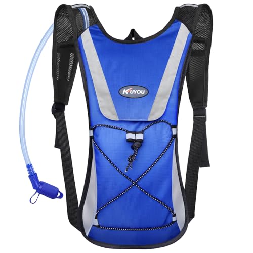 KUYOU Hydration Backpack with 2L Hydration Bladder Water Backpack for Hiking Hydration Pack for Running Cycling Hiking Festival Gear. - Image 1