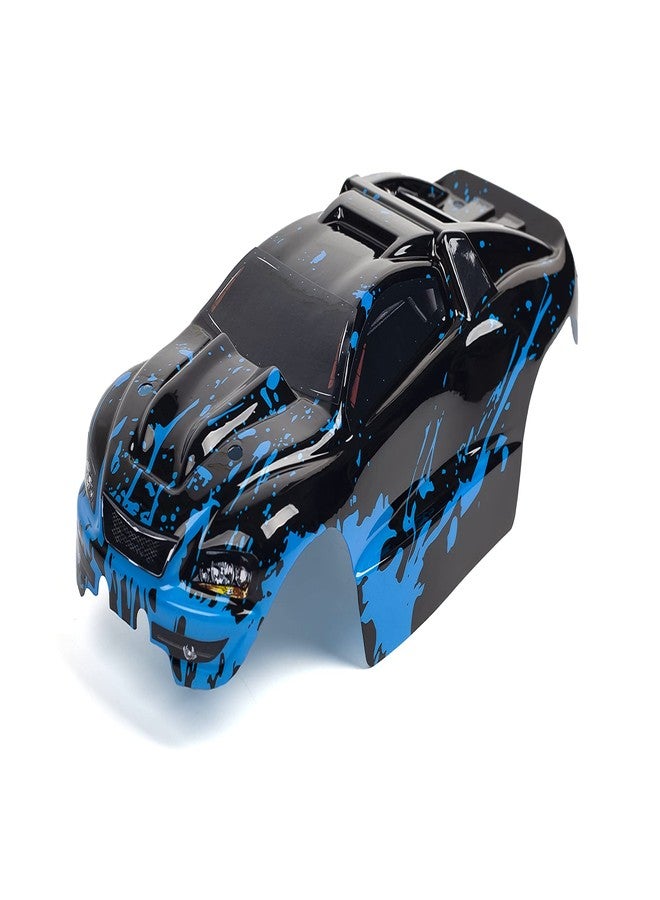 SummitLink سمايت لينك جسم مخصص أزرق طيني فوق أسود متوافق مع سيارة أو شاحنة e-Revo مقياس 1/16 (الشاحنة غير مشمولة) ERMN-BB-01 - Image 5