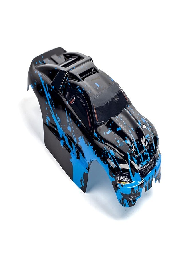 SummitLink سمايت لينك جسم مخصص أزرق طيني فوق أسود متوافق مع سيارة أو شاحنة e-Revo مقياس 1/16 (الشاحنة غير مشمولة) ERMN-BB-01 - Image 4