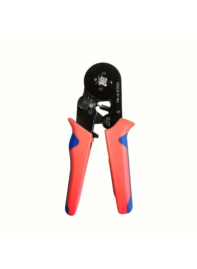1PC Ratchet Crimping Pliers 6 4A Wire Stripper Cold Press European Needle Nose Pliers - Image 1