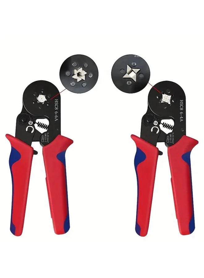 1PC Ratchet Crimping Pliers 6 4A Wire Stripper Cold Press European Needle Nose Pliers - Image 2