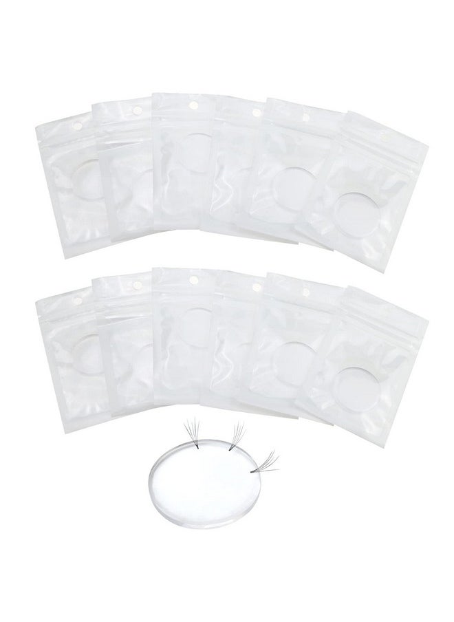 DonLeeving Luckycivia 12 Pcs Silicone Lash Pad Grafted False Easy Fan Lash Pad, Eyelash Silicone Holder Pad, Eyelash Supplies for Beginners Make Fans Blooming Easy Volume Lashes Pallet Tools  - Image 1