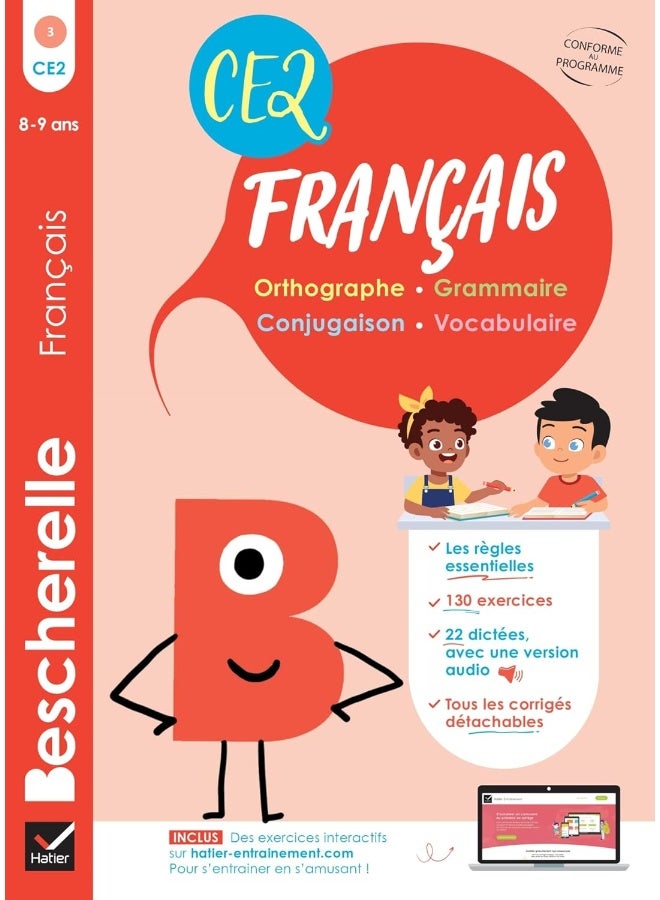 Bescherelle - Mon cahier d'entraînement en Françai: orthographe, grammaire, conjugaison & vocabulaire - Image 1