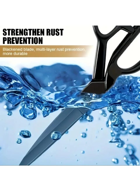 1 Pcs Professional Tailor Scissors With Manganese Steel, High Carbon Cutting Shears For Fabric, Ergonomic Handles, Idea for Garment and Office Use, Sewing Supplies Accessories, Tailoring Supplies, Durable Handle