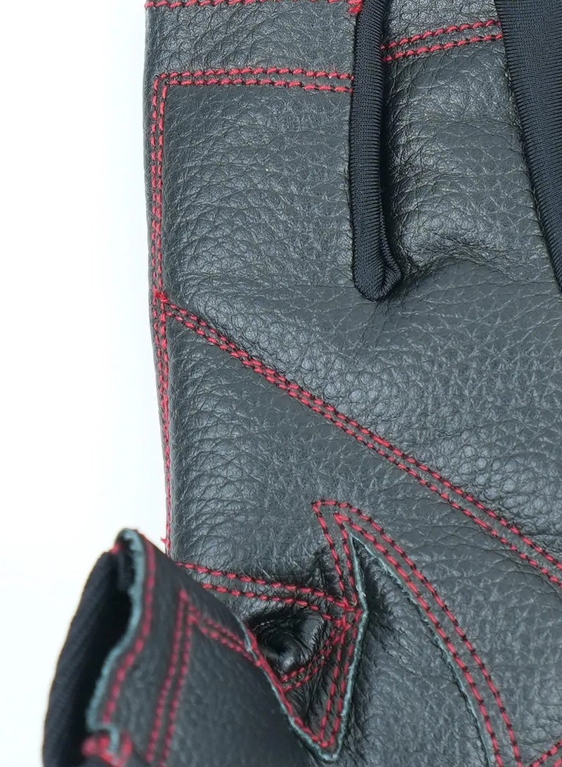 AXOX Fitness Leather Weight Lifting Gloves S Size - Image 2