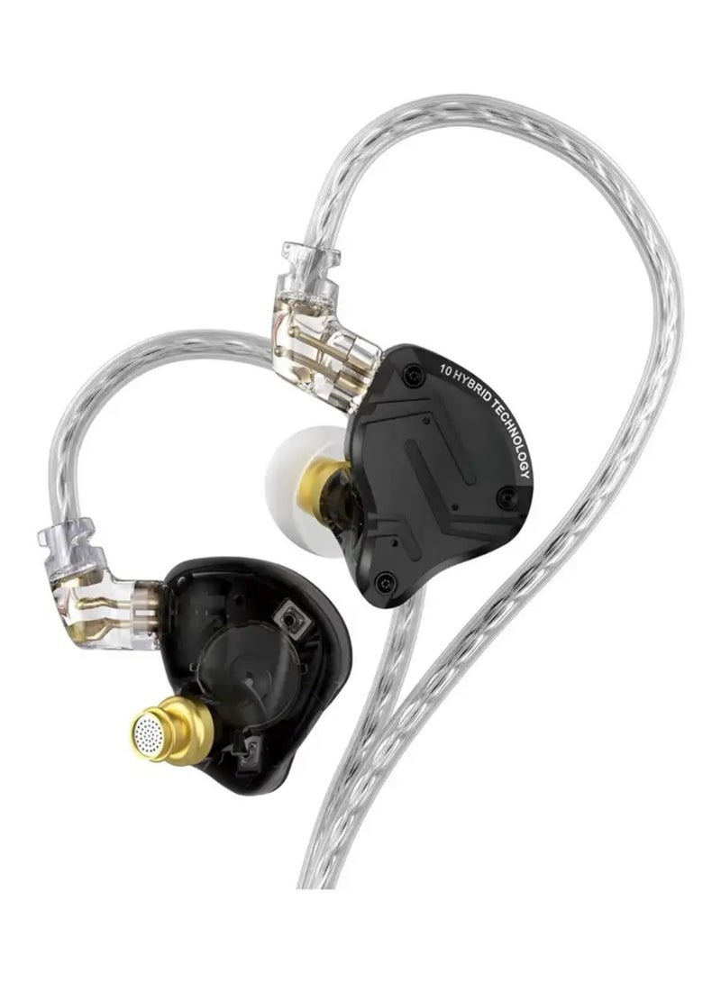 كي زد KZ ZS10 PRO X HIFI Bass سماعة أذن معدنية هجينة داخل الأذن سماعة أذن رياضية مزودة بخاصية إلغاء الضوضاء سماعات أذن KZ ZSN PRO AS16 PRO AS12 ZSX ZEX - Image 1