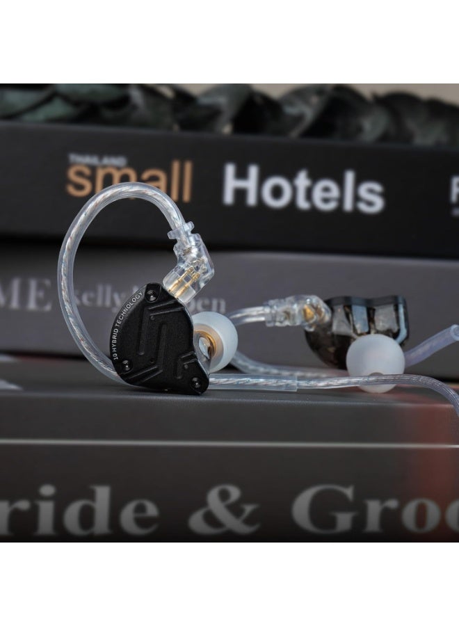 كي زد KZ ZS10 PRO X HIFI Bass سماعة أذن معدنية هجينة داخل الأذن سماعة أذن رياضية مزودة بخاصية إلغاء الضوضاء سماعات أذن KZ ZSN PRO AS16 PRO AS12 ZSX ZEX - Image 3