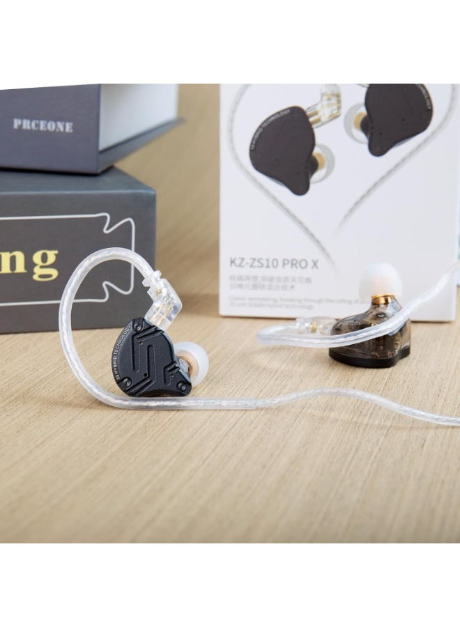 كي زد KZ ZS10 PRO X HIFI Bass سماعة أذن معدنية هجينة داخل الأذن سماعة أذن رياضية مزودة بخاصية إلغاء الضوضاء سماعات أذن KZ ZSN PRO AS16 PRO AS12 ZSX ZEX - Image 5