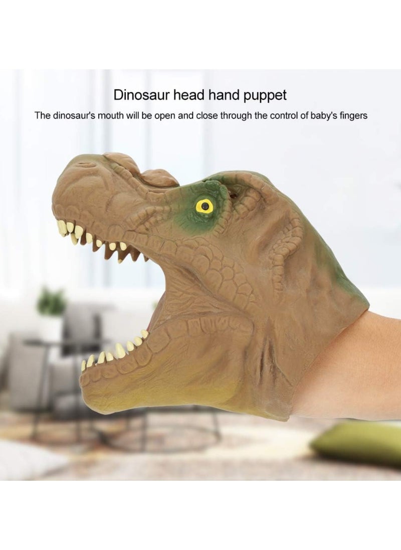 Alissa Realistic Dinosaur Hand Puppet – Soft T-Rex Role Play Toy for Kids | Fun & Educational Pretend Play for Boys & Girls  - Image 2