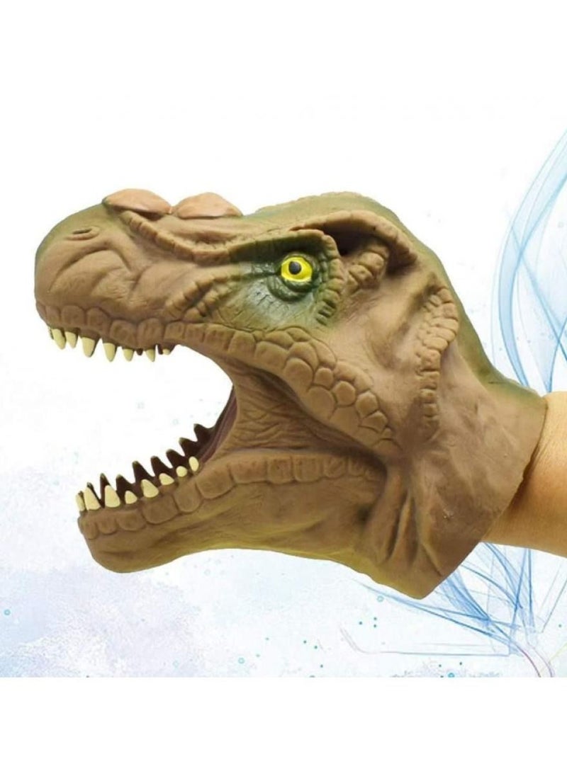 Alissa Dinosaur Hand Puppet Soft Tyrannosaurus Role Play Toy for Kids Children Play  - Image 4