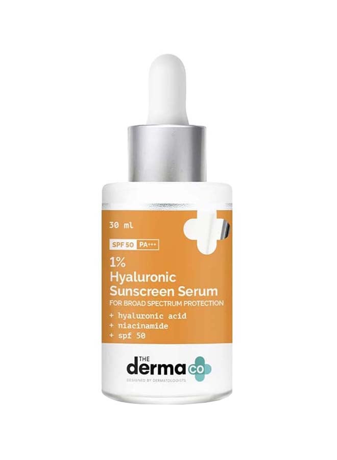THE derma Co 1% Hyaluronic Sunscreen Serum - Image 1