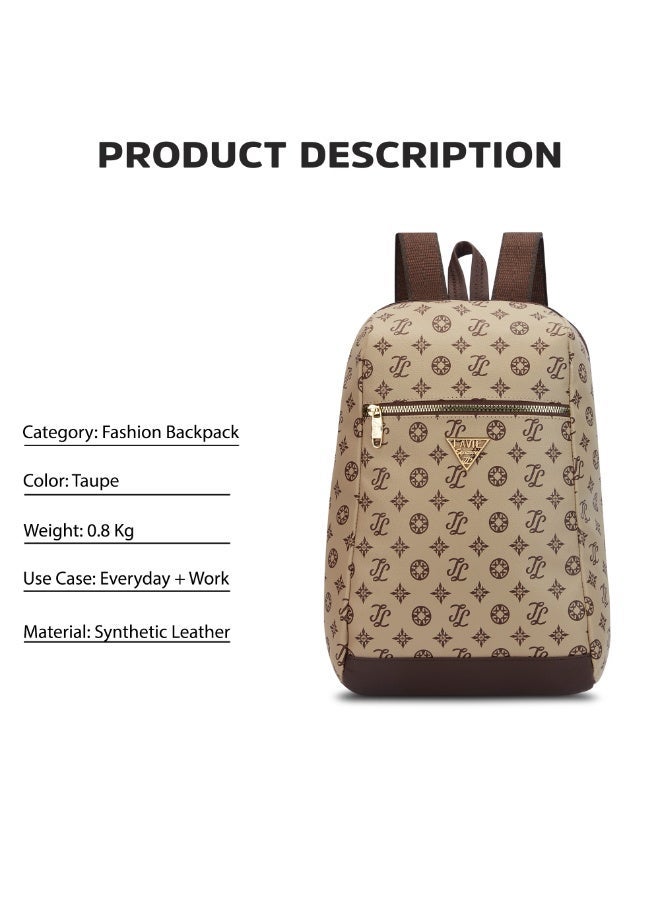 Lavie Signature Women's St.Louis Backpack (Taupe) - Image 5