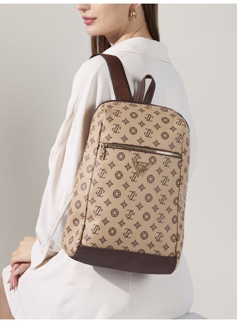 Lavie Signature Women's St.Louis Backpack (Taupe) - Image 2