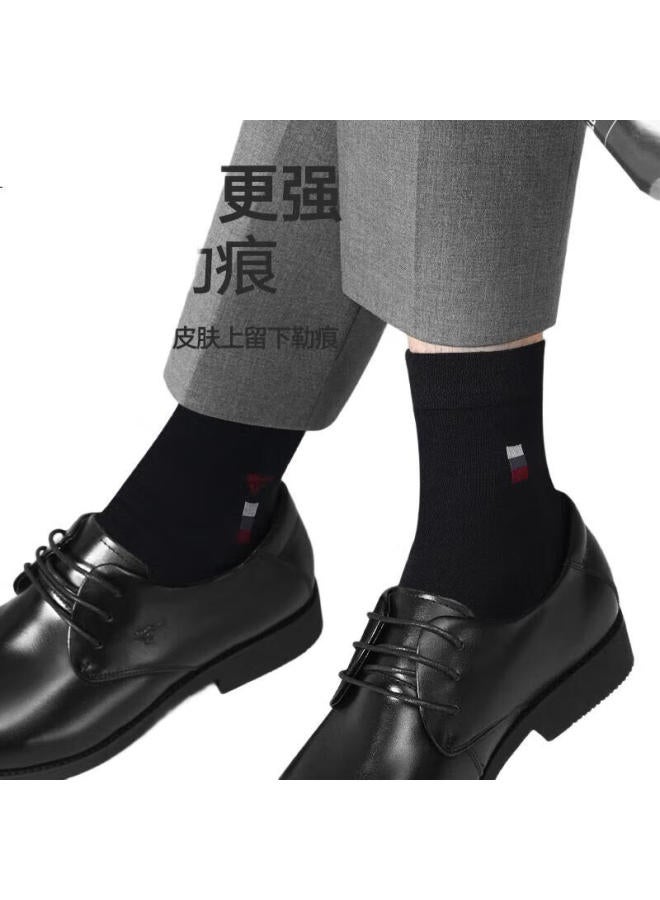 Septwolves Men'S Spring And Summer Cotton Socks Floral Yarn Antibacterial Men'S Casual Mid-Calf Socks Mixed Color 5 One Size 6 Pairs Pack - Image 3