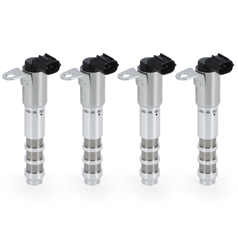 4PCS Camshaft Position VVT Variable Valve Timing Solenoid Engine Intake Exhaust Fit for Cadillac ATS CTS SRX STS Chevy Camaro Equinox GMC Pontiac Saturn Buick 20042022 Replace 12586722 12636175