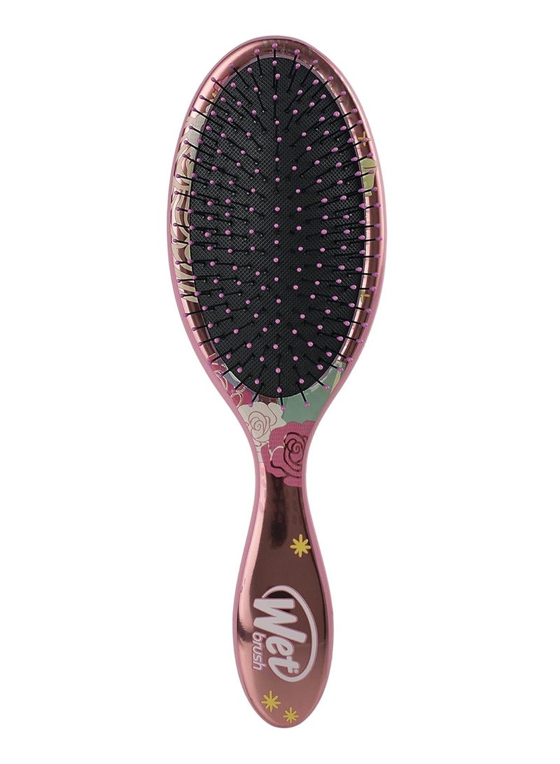 Wet Brush Princess Wholehearted Original Detangler Brush - Disney's Collection Belle, Light Pink - All Hair Types - Ultra-Soft IntelliFlex Bristles Glide Through Tangles with Ease - Protects Against