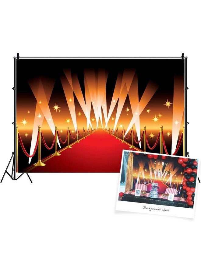 CSFOTO 15×10 قدم خلفية سجادة حمراء لموضوع الفيلم خلفية عيد ميلاد سعيد زينة حدث سجادة حمراء لموضوع حفلة هوليوود خلفية لجلسة تصوير خلفية سجادة حمراء VIP - Image 2