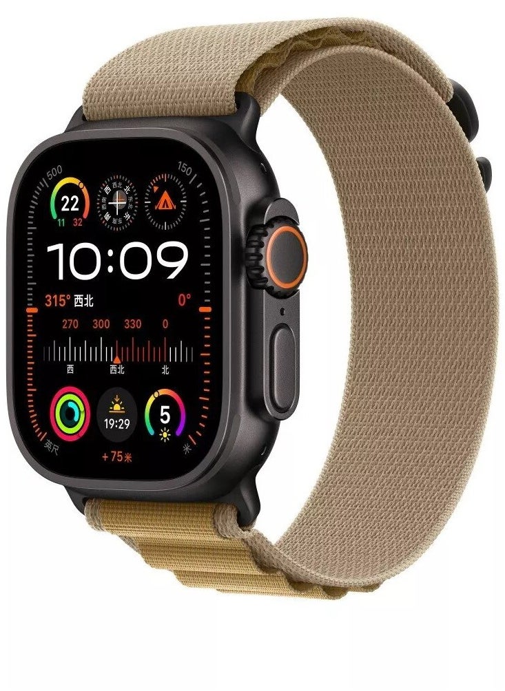Generic - Alpine Loop Band for Apple Watch Ultra 1/2 49mm 46mm 45mm 44mm 42mm, Nylon Woven Sport Strap Compatible with iwatch Series 10 9 8 7 6 5 4 3 2 1 SE - Image 1