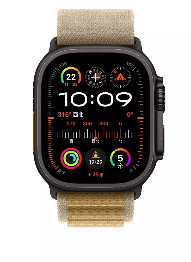 Generic - Alpine Loop Band for Apple Watch Ultra 1/2 49mm 46mm 45mm 44mm 42mm, Nylon Woven Sport Strap Compatible with iwatch Series 10 9 8 7 6 5 4 3 2 1 SE - Image 1