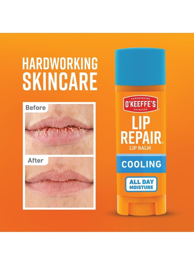 OKeeffes Cooling Relief Repair Lip Balm for Dry Lips 4.2g - Image 3