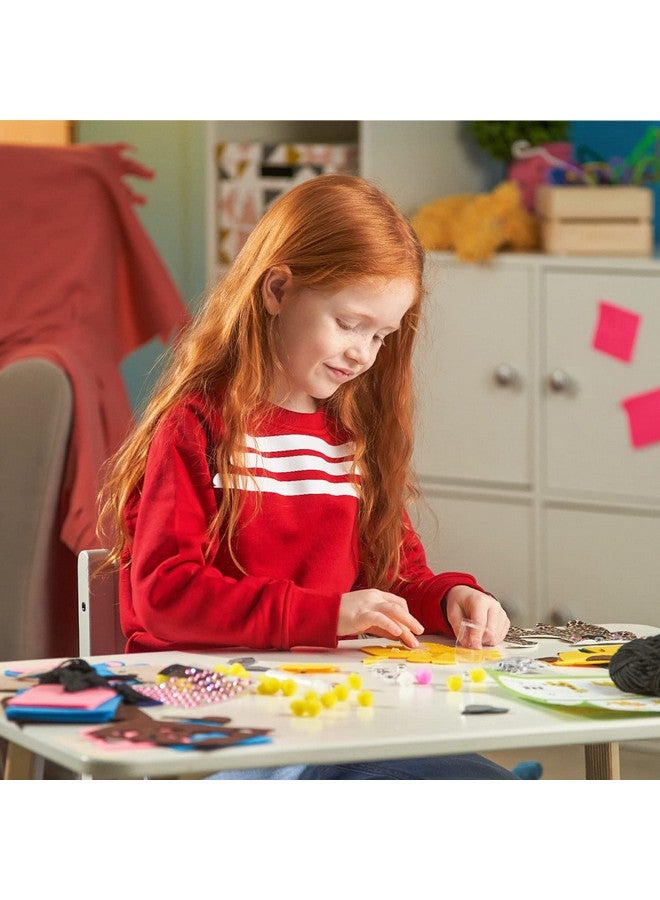ARTEZA Kids Felt Kit 357 Pieces 25 Precut Animal Shapes 5 Felt Sheets 140 Minipieces Gemstone Stickers Yarn Glue And Accessories Educational Kids’ Craft Supplies To Inspire Creativity - Image 5