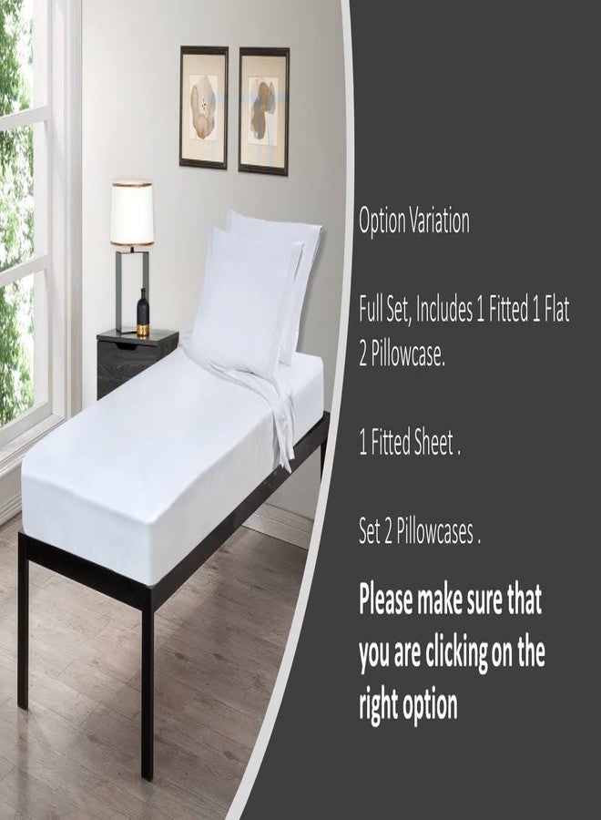Gilbins Cot Size 30" x 75" Fitted Sheet, Made of Cotton, Perfect for Camp Bunk Beds/RVs/Guest Beds - Image 3
