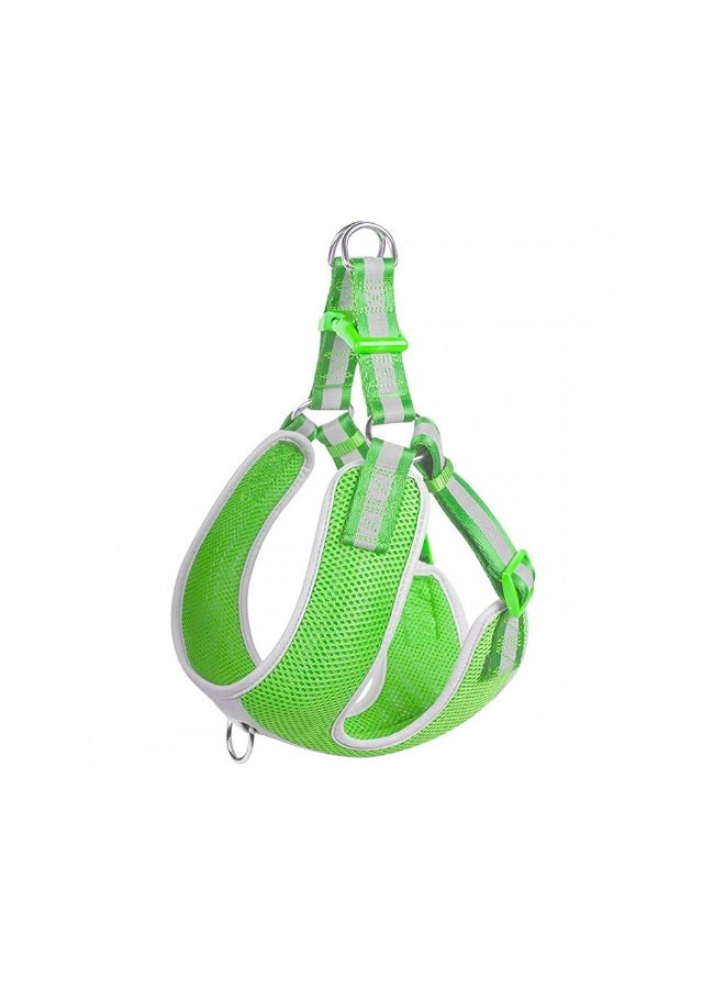 Fida Step-in Dog Harness Reflective Green XS
