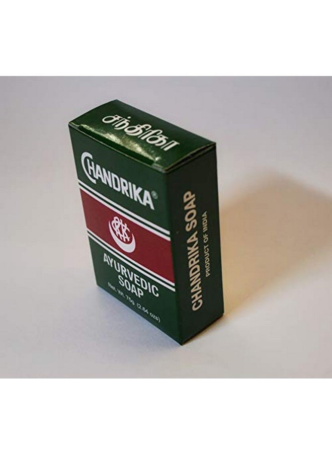 Chandrika Chandrika Bath And Body Ayurvedic Bar Soap Pack Of 10 Direct From Chandrika Authorized Importers And Distributors. Of Original Chandrika Line  - Image 1