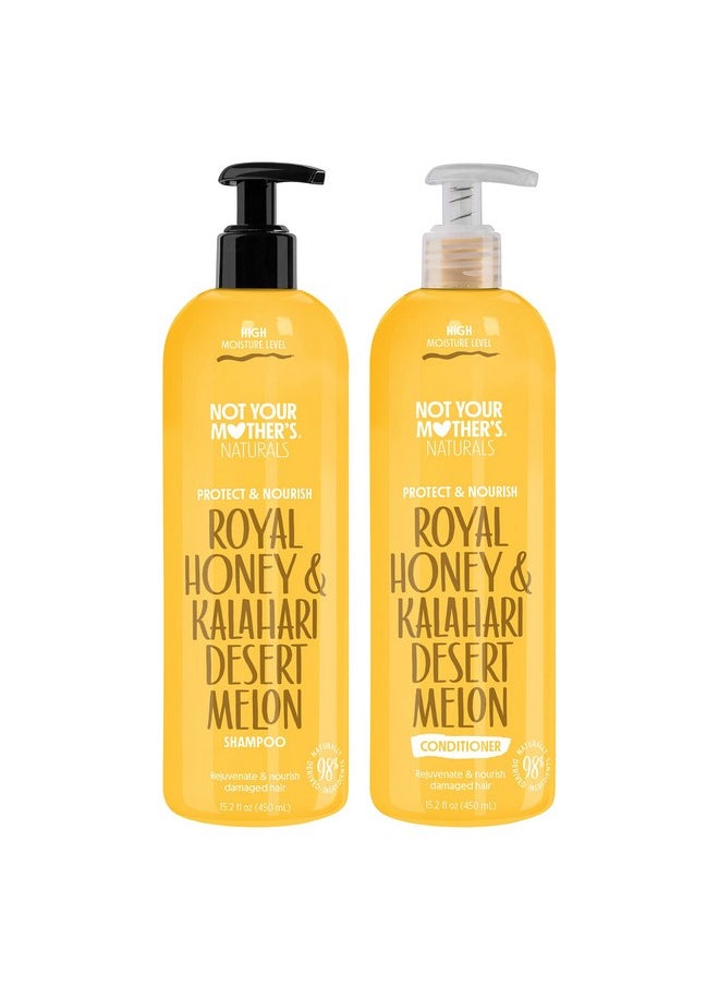 Not Your Mother's Not Your Mother's Naturals Protect & Nourish Shampoo & Conditioner Set - 15.2 fl oz - Sulfate-Free Hair Products - Royal Honey & Kalahari Desert Melon  - Image 1