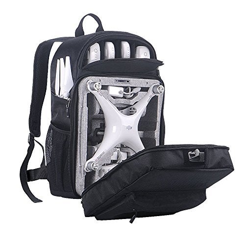 Smatree Hard Shell Backpack Compatible for DJI Phantom 4/4 Pro (Original Styrofoam Case, Phantom 4 Battery, Propellers Not Included) - Image 1