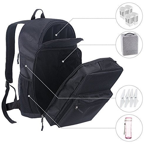 Smatree Hard Shell Backpack Compatible for DJI Phantom 4/4 Pro (Original Styrofoam Case, Phantom 4 Battery, Propellers Not Included) - Image 2
