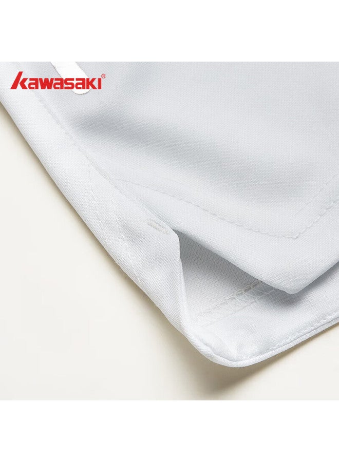 Kawasaki Badminton Shorts, Uni Style, Quick-dry, Lightweight, Sports Shorts Q3681, White, XL - Image 3
