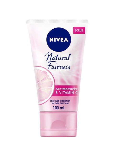 Natural Fairness Exfoliating Face Scrub, Even Tone Complex And Vitamin C