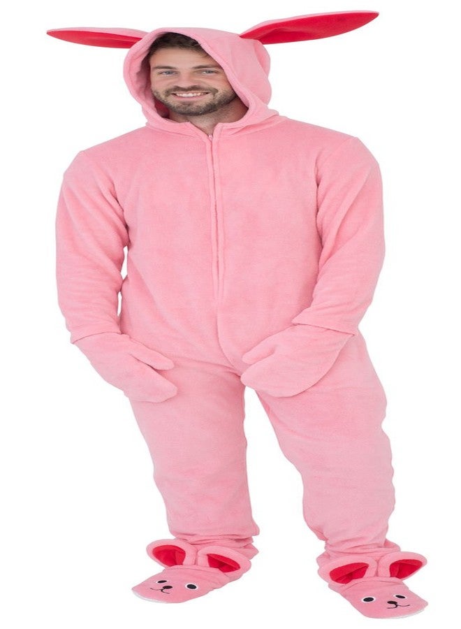 Briefly Stated A Christmas Story Bunny Union Suit Pajama Costume (Adult X-Large) - Image 1