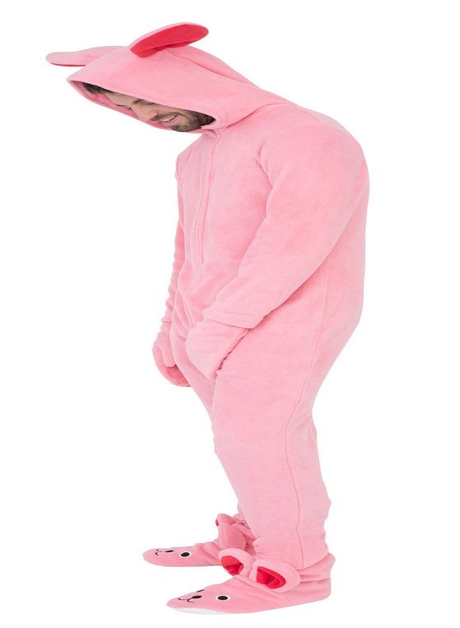 Briefly Stated A Christmas Story Bunny Union Suit Pajama Costume (Adult X-Large) - Image 2