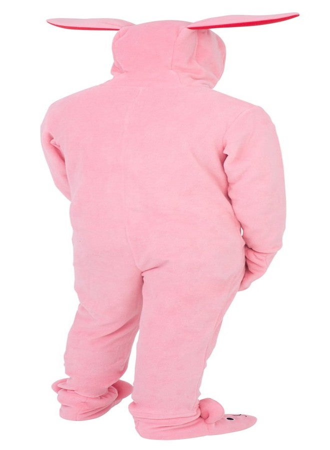 Briefly Stated A Christmas Story Bunny Union Suit Pajama Costume (Adult X-Large) - Image 3