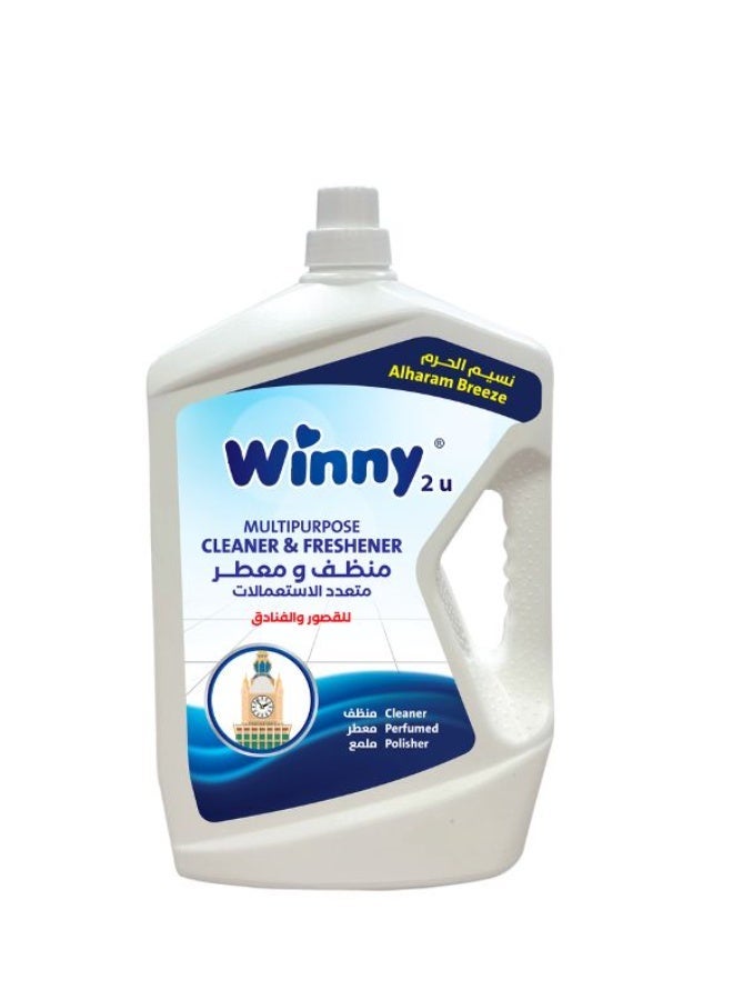Winny Multipurpose Cleaner & Freshener 3L – Alharam Breeze | Floor & Surface Cleaner with Long-Lasting Fragrance