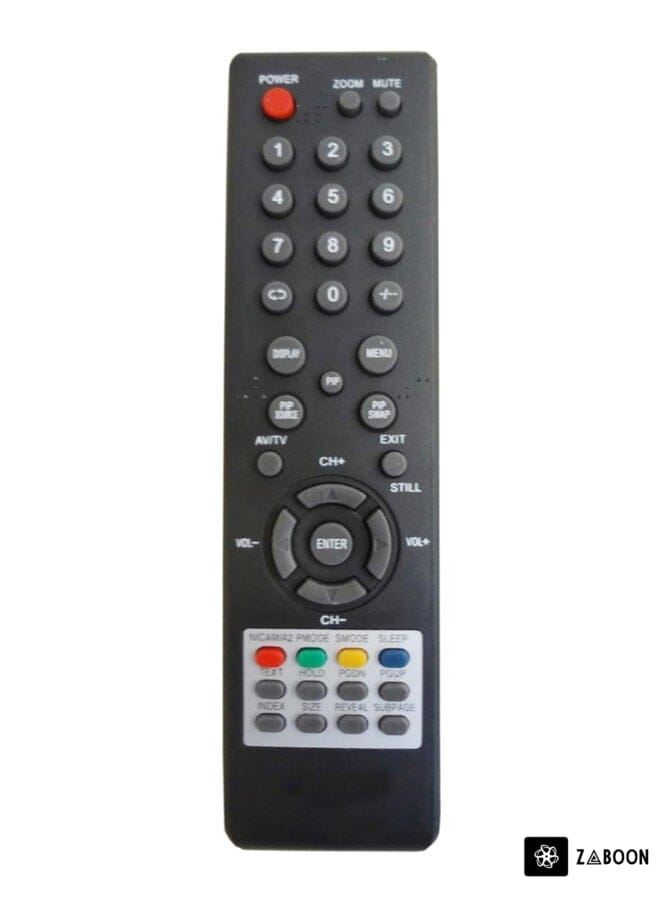 Zaboon Remote Control For Arion And Unionaire Screen Black