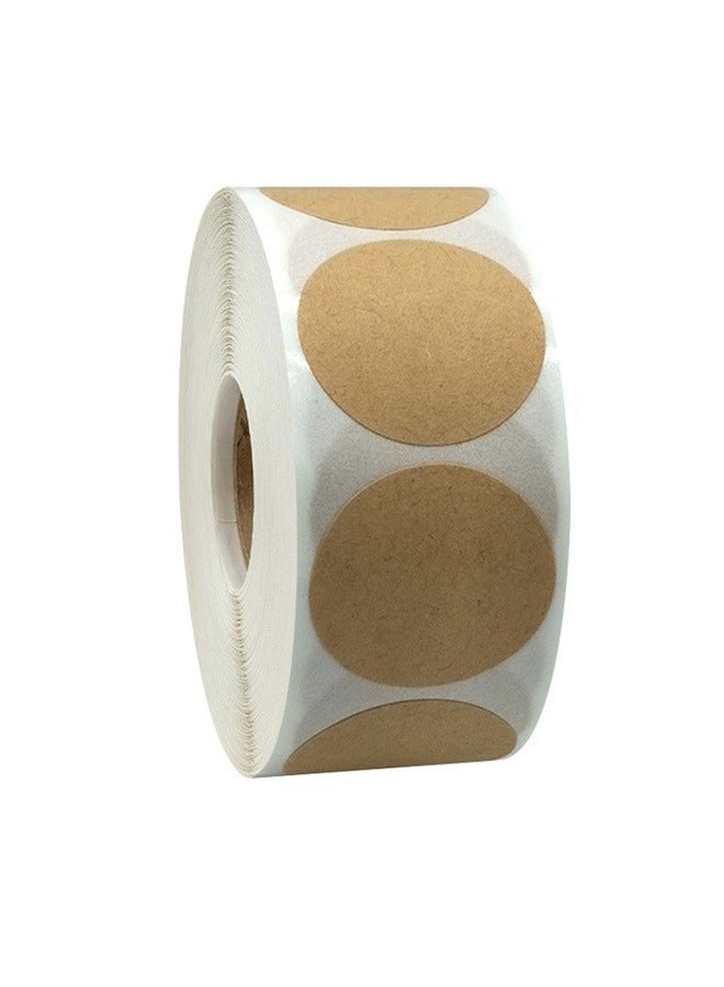 Generic Round Shape Sticker Roll  - Image 1