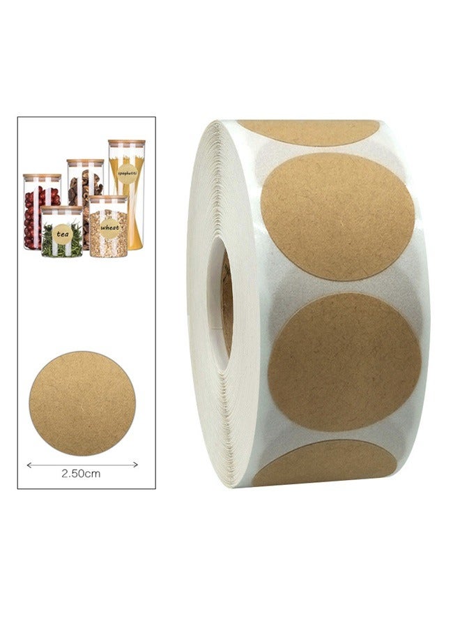 Generic Round Shape Sticker Roll  - Image 2