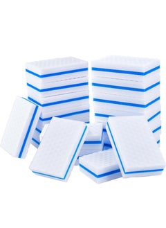 Magic Cleaning Eraser Sponge Pack - Extra Thick and Long Lasting - Premium 3X Density - Multi Surface Power Scrubber Foam Pads