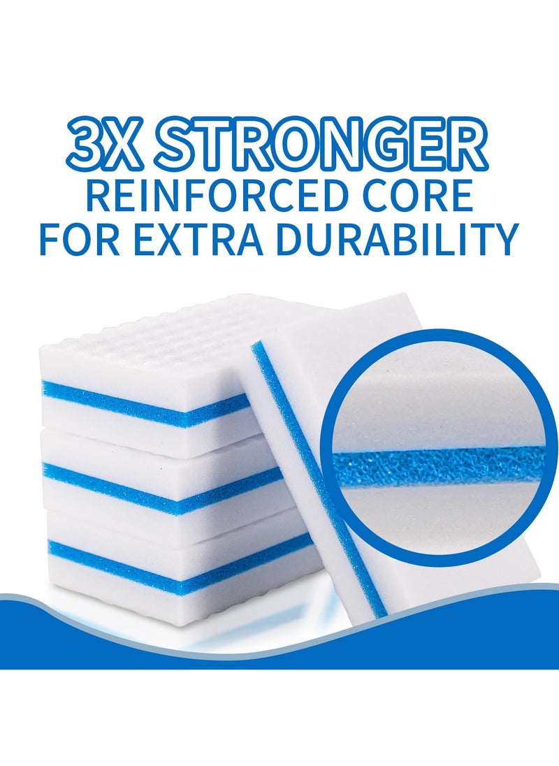 Generic - Magic Cleaning Eraser Sponge Pack - Extra Thick and Long Lasting - Premium 3X Density - Multi Surface Power Scrubber Foam Pads - Image 1
