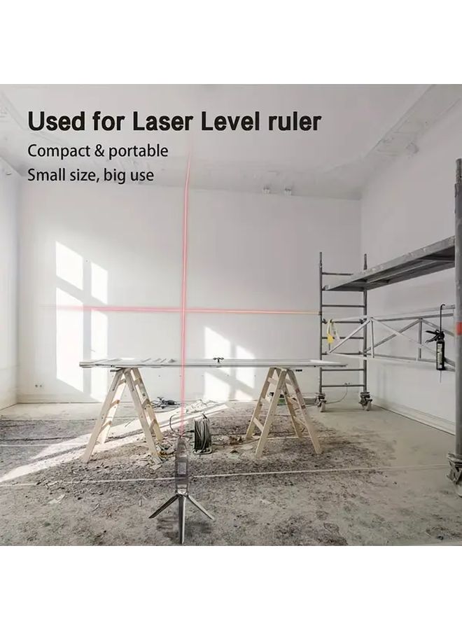 Black Adjustable Laser Level Tripod Stand Heavy Duty ABS Construction 1 4 5 8 Thread Mount - Image 5