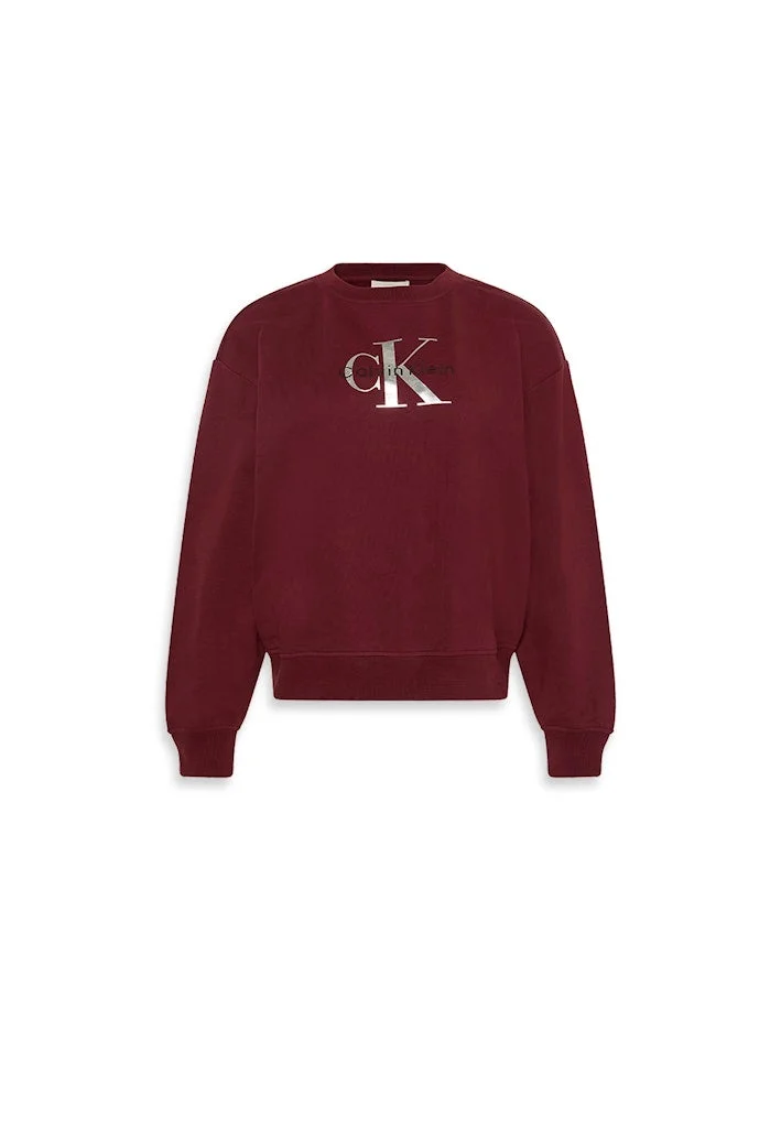 Calvin Klein Jeans  Graphic Crew Neck Sweatshirt for Women | Best Price UAE