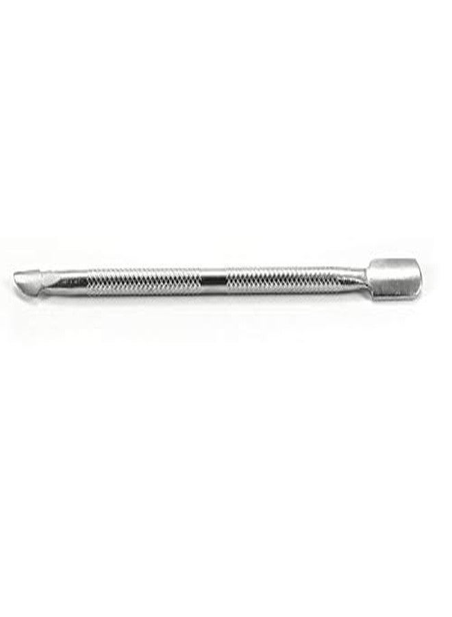 Sweetpea� 1pcs Nail Art Tools Stainless Steel Cuticle Pusher Double Head Spoon Remover Tools For Manicure Nail Art Care Pusher (#1) - Image 2