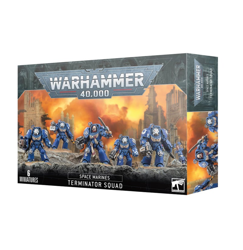 Games Workshop - Warhammer 40,000 - Space Marines: Terminator Squad (2023 Edition), Blue - Image 1