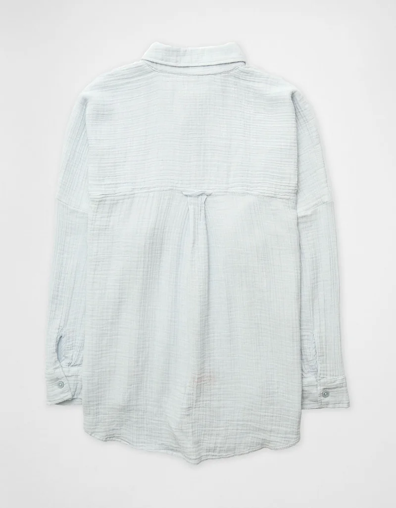 امريكان ايجل قميص فضفاض بأزرار